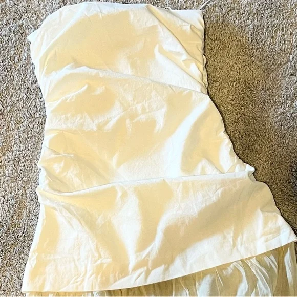 ZARA New Strapless White Dress - Picture 7 of 8